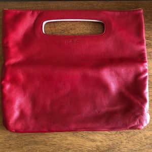 Malo Leather Handbag Foldover Clutch